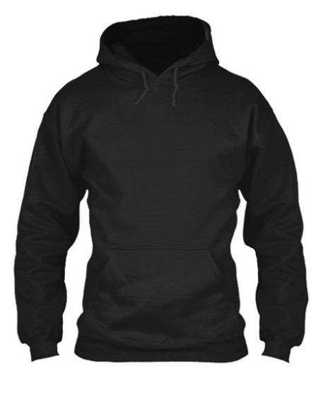 Hoodie black front side