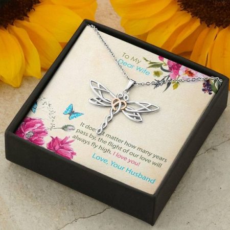 20th Wedding Anniversary Gift for Wife -Dragonfly