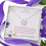 mothers day necklace white gold