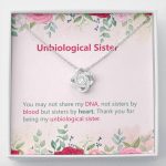 unbiological sister necklace