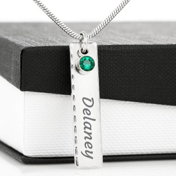 grandchildren birthstone necklace