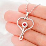 nurse stethoscope necklace