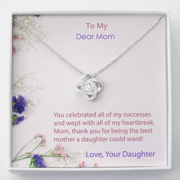 mothers day necklace white gold