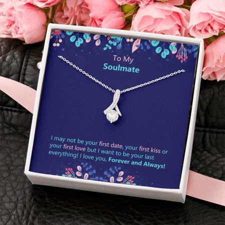 To My Soulmate Necklace for Her