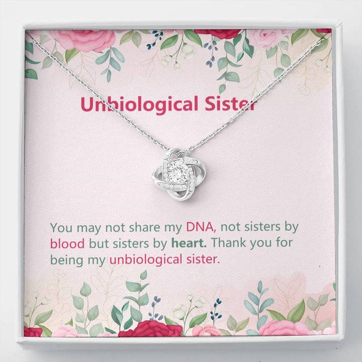 To My Unbiological Sister Love Knot Necklace – Urban Celt