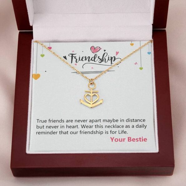 friendship anchor necklace