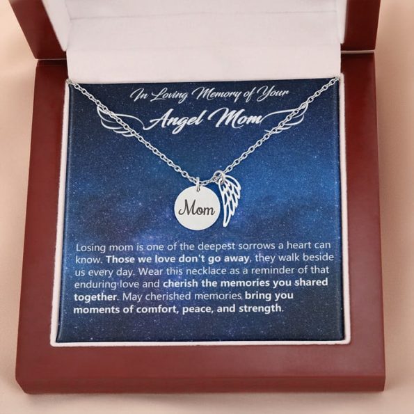mom remembrance necklace