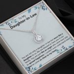 daughter in law necklace with poem