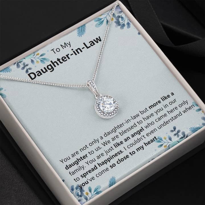 New Daughter In Law Necklace With Poem