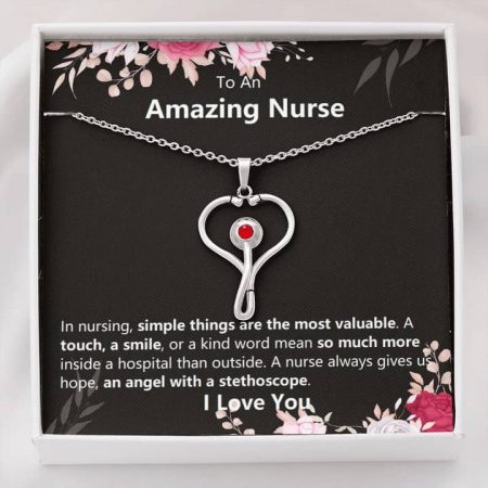 nurse stethoscope necklace