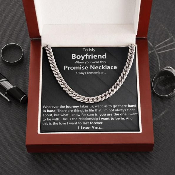 promise necklace for him